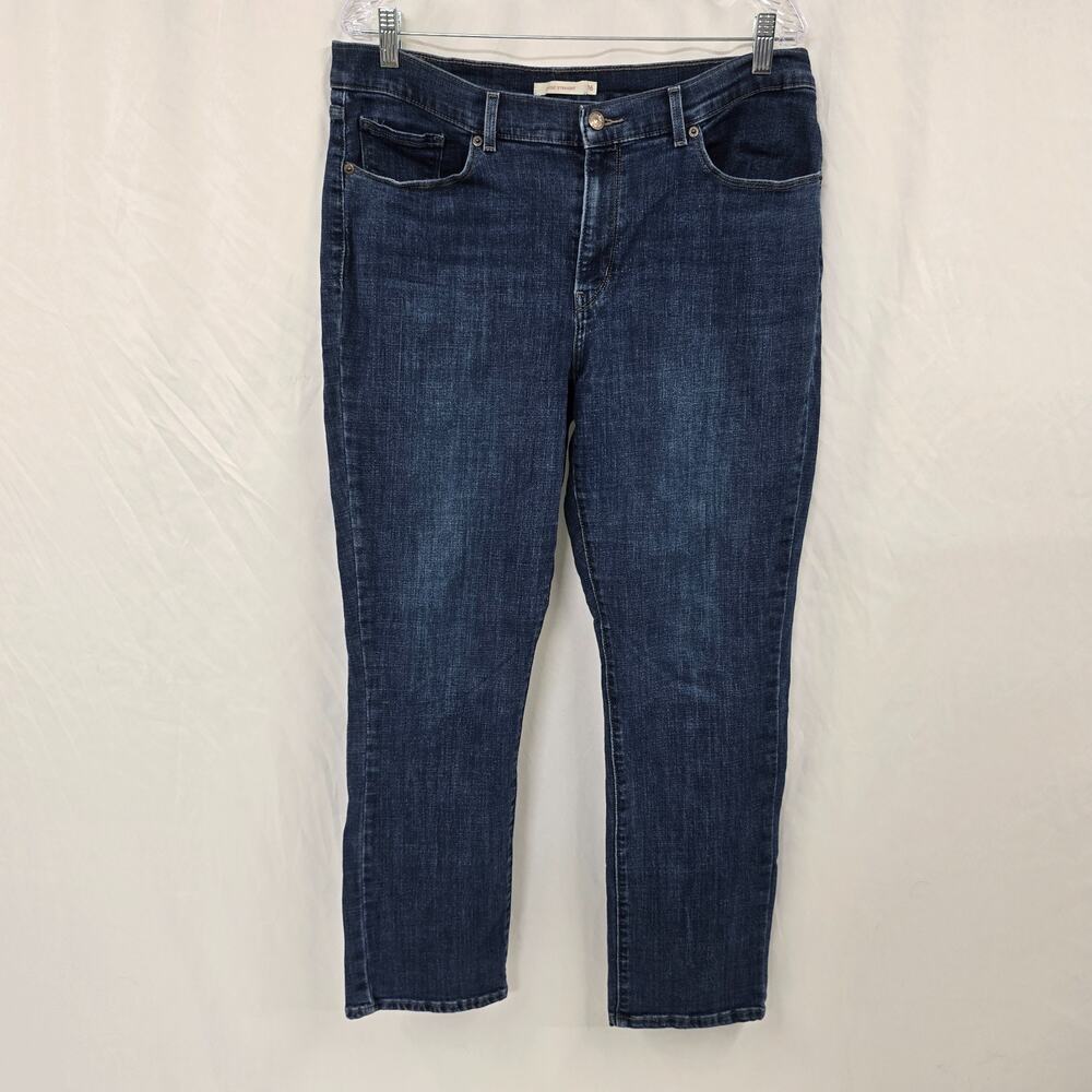 Levi's Classic Straight Women's 16 Blue Medium to Dark Wash